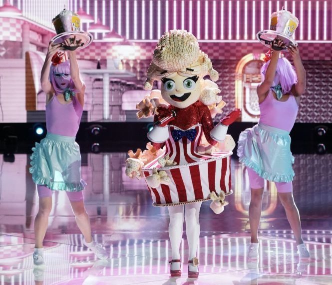 Masked Singer, temporada 4, grupo A, finais, pipoca