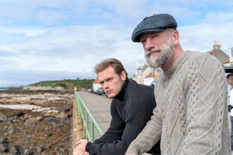 Homens em Kilts Sam Heughan Graham McTavish