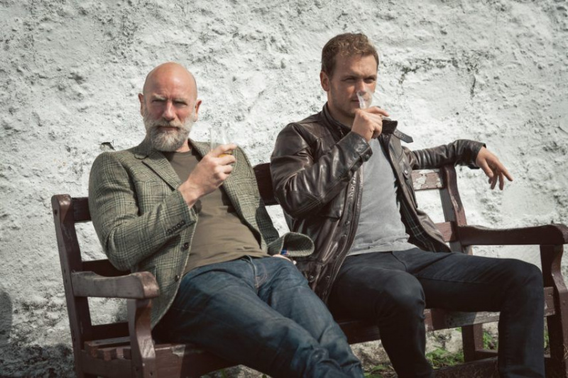 homens em kilts, temporada 1 graham mctavish sam heughan