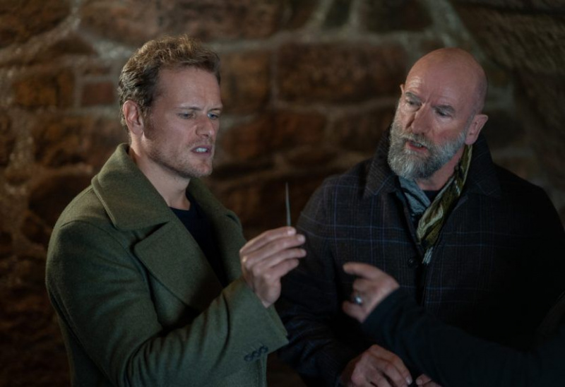 homens em kilts, temporada 1 sam heughan graham mctavish