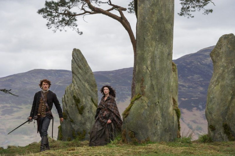 outlander sam heughan caitriona balfe 1ª temporada