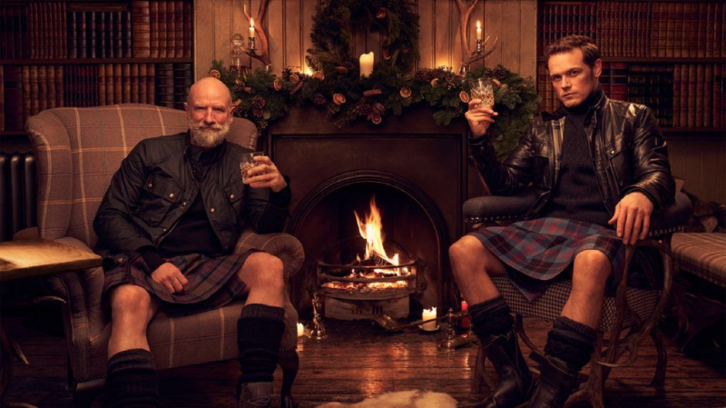 ‘Outlander’ Holiday Double-Whammy: Genießen Sie einen Staffel 5 Marathon und ein ‘Men in Kilt’s Yule Log