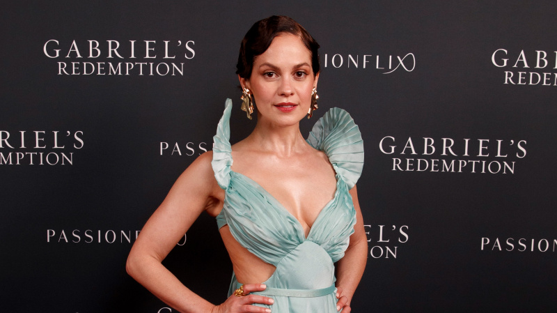  Melanie Zanetti på premieren på Gabriel's Redemption Part 1