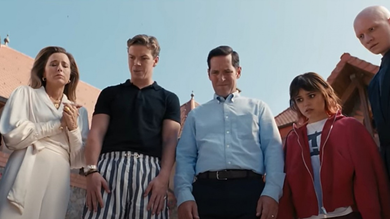 Death of a Unicorn'da Téa Leoni, Will Poulter, Paul Rudd, Jenna Ortega ve Anthony Carrigan