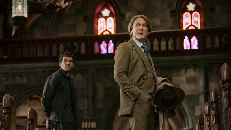   Josh O.'Connor and Daniel Craig in Wake Up Dead Man