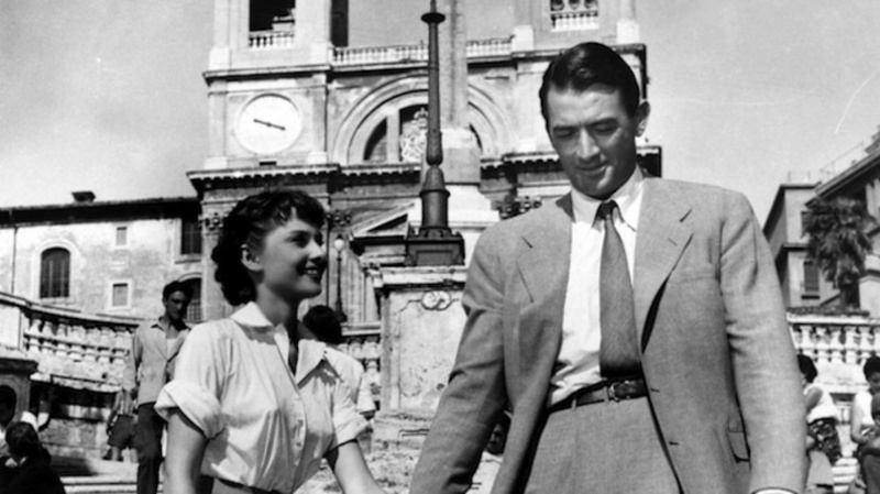   William Wyler'da Audrey Hepburn ve Gregory Peck başrolde's 'Roman Holiday'.