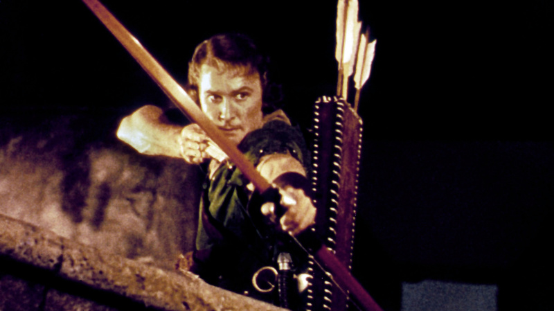   Robin Hood'un Maceraları'nda Errol Flynn