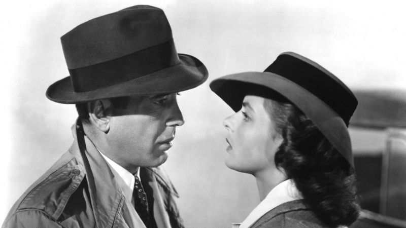   HUMPHREY BOGART z INGRID BERGMAN v CASABLANCI (1943) Michael Curtiz