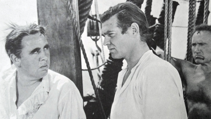  Charles Laughton ja Clark Gable ajakirjas Motiny halastus