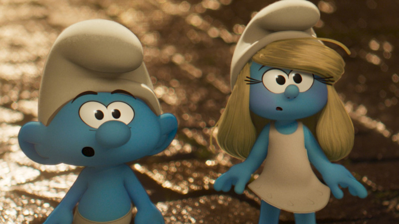   Нет имени и Smurfette в Smurfs