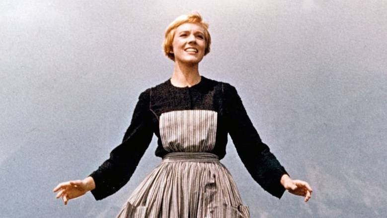   Julie Andrews vo filme The Sound of Music