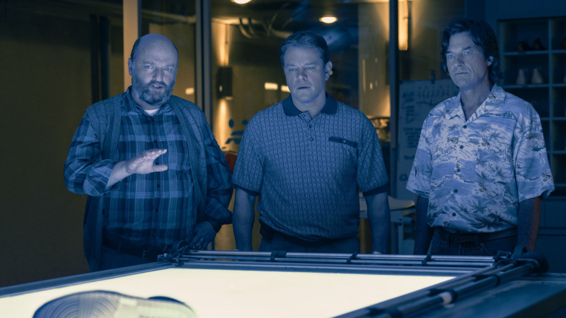   Matthew Maher, Matt Damon et Jason Bateman dans AIR