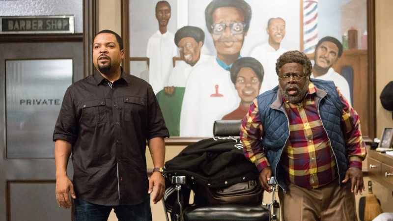   Ice Cube и Cedric The Antrivemer удивлены в парикмахерской