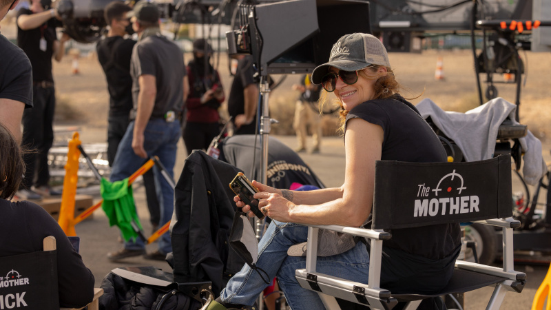   Niki Caro na scéne filmu Matka