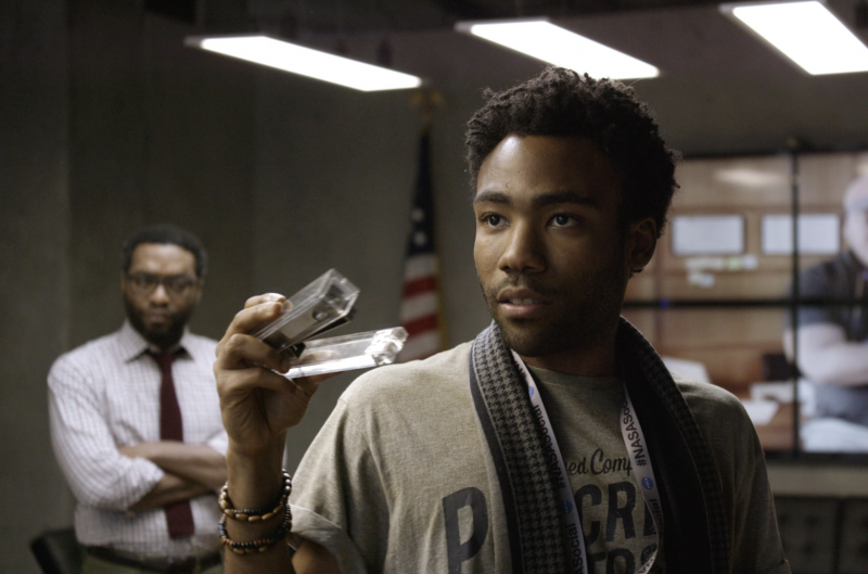  Chiwetel Ejiofor i Donald Glover u Marsovcu