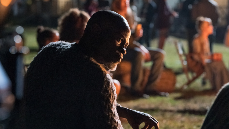   Djimon Hounsou elokuvassa A Quiet Place, osa 2