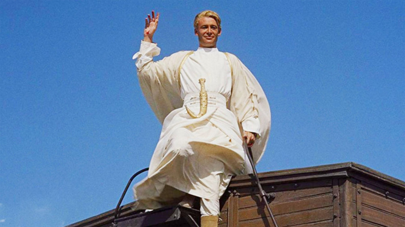   Peter O'Toole in Lawrence of Arabia