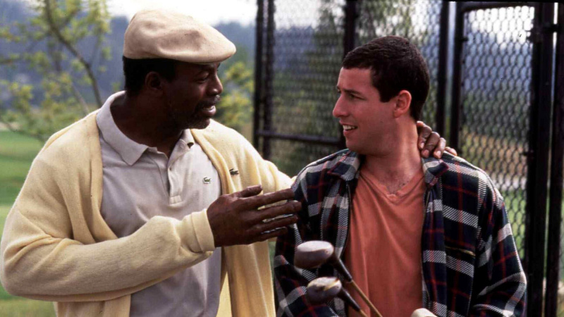   Ο Carl Weathers και ο Adam Sandler στο Happy Gilmore