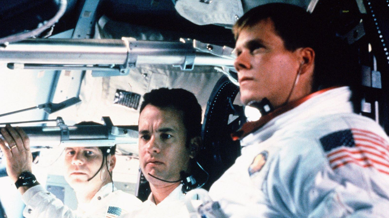   Ο Bill Paxton, ο Tom Hanks και ο Kevin Bacon στο Apollo 13
