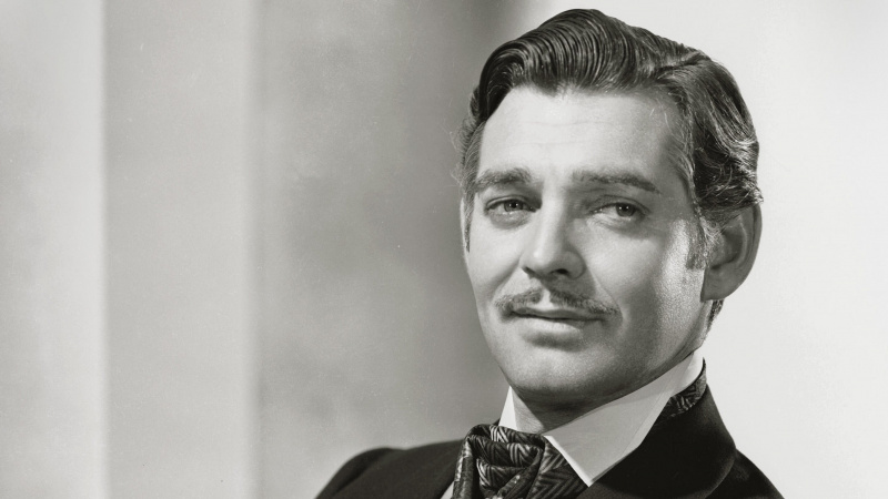   Clarkas Gable'as filme „Vėjo nublokšti“.