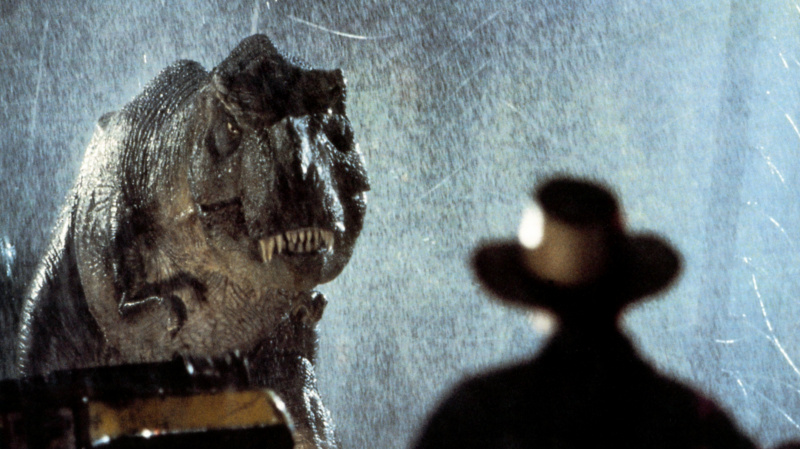   T-rex στο Jurassic Park
