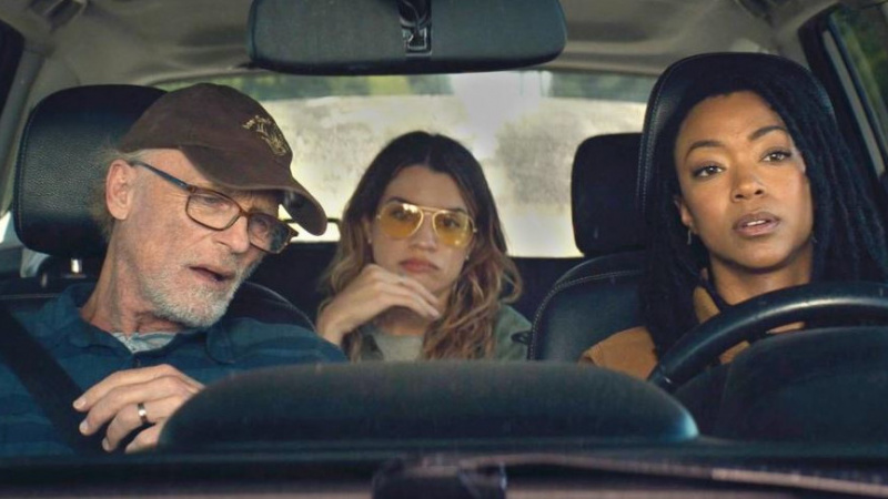 Ed Harris, Natalie Morales a Sonequa Martin-Green vo filme My Dead Friend Zoe