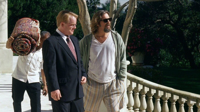   Philip Seymour Hoffman und Jeff Bridges in „The Big Lebowski“.