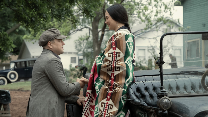   Killers of the Flower Moon'da Leonardo DiCaprio ve Lily Gladstone