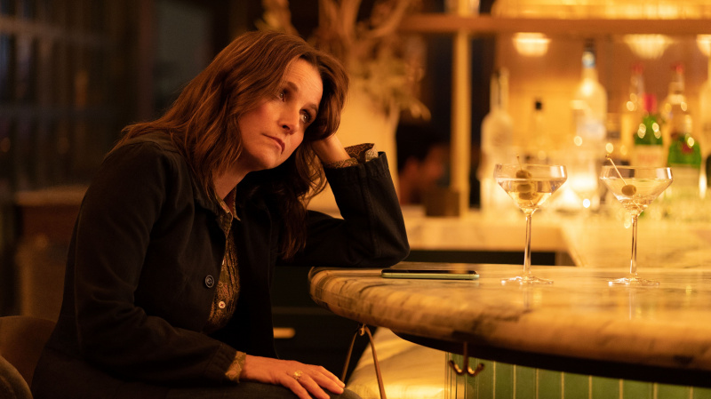   Julia Louis-Dreyfus, You Hurt My Feelings filminde bir barda