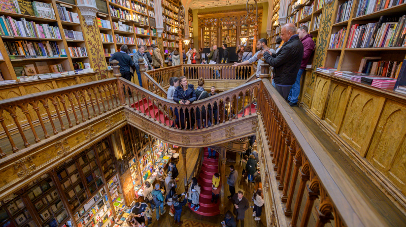   Kníhkupectvo Livraria Lello v Porte