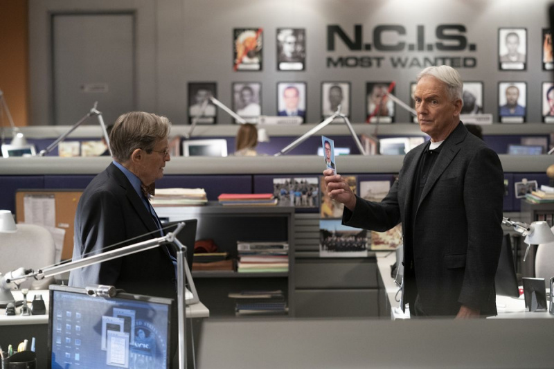 Дейвид Маккалъм Марк Хармън NCIS Епизод 400 Ducky Gibbs Zucado Photo