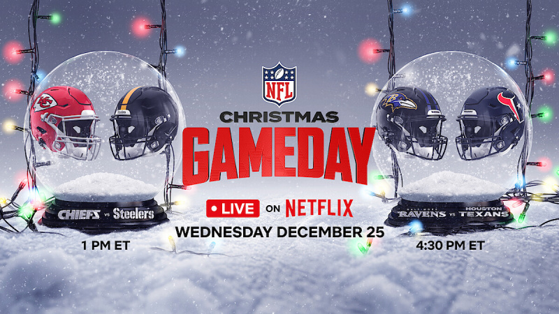  Netflix's poster for its 2024 Christmas Gamedays.