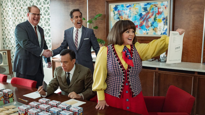   Unfrosted: The Pop-Tart Story의 Jim Gaffigan, Jerry Seinfeld, Fred Armisen, Melissa McCarthy