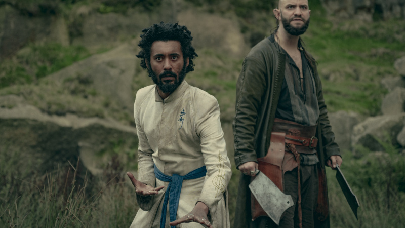   Zach Wyatt และ Huw Novelli ใน The Witcher: Blood Origin