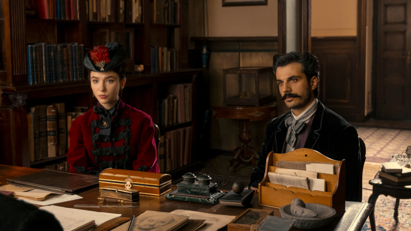   Matilda De Angelis και Gianmarco Saurino - The Law Σύμφωνα με τη Lidia Poët Season 2 στο Netflix.