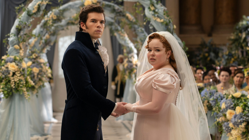 Colin ve Penelope's wedding Bridgerton season 3 episode 7
