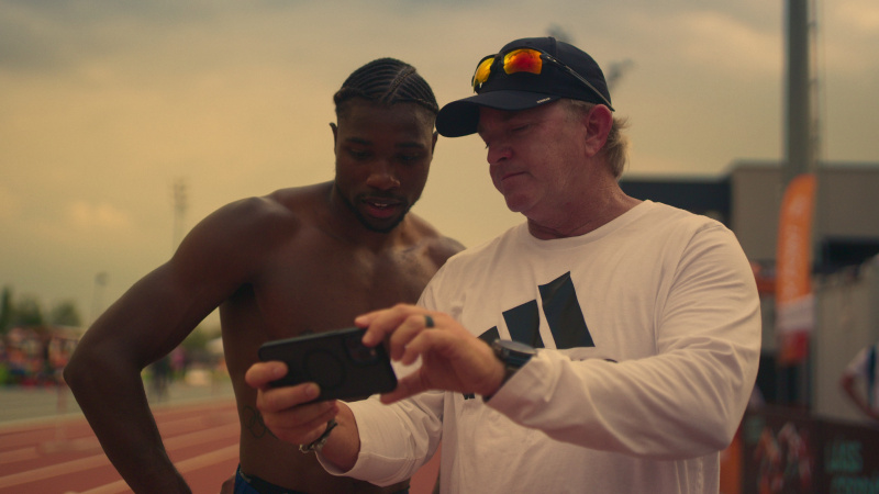   Noah Lyles i Lance Brauman u Netflixu's Sprint