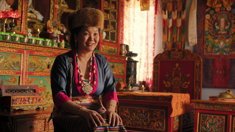   Netflix belgesel filmi Dağ Kraliçesi'nde Lhakpa Sherpa.