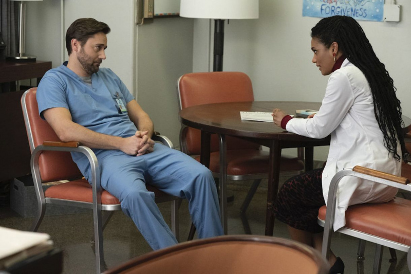 Ryan Eggold Freema Agyeman New Amsterdam Max Helen Season 2