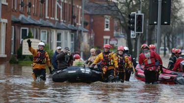 Storm Desmond powódź, Carlisle