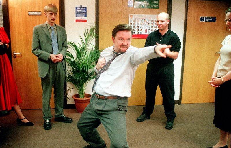 TV în seara asta David Brent dansând în The Office