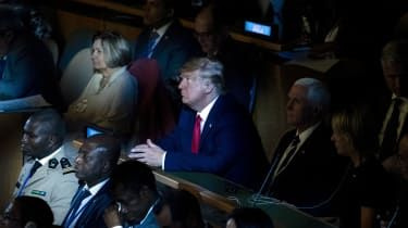 Donald Trump sa zúčastňuje na klimatickom akčnom summite OSN v New Yorku.