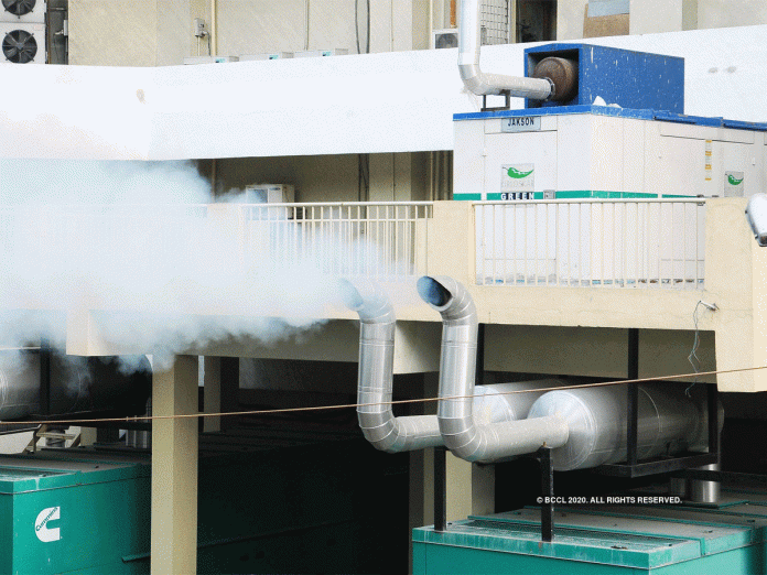 Avec le nouveau plan de pollution de Delhi, interdiction des générateurs d'électricité à partir d'aujourd'hui.