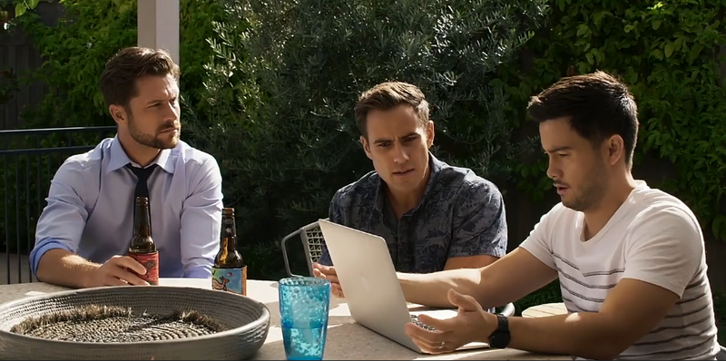 Neighbours, Mark Brennan, Aaron Brennan, David Tanaka