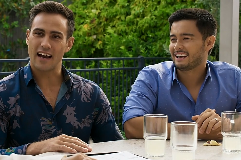 Neighbours, Aaron Brennan, David Tanaka, Leila Potts
