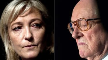 Marine Le Pen și Jean-Marie Le Pen
