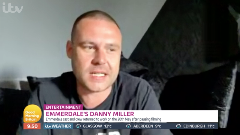 Danny Miller Lorraine ITV