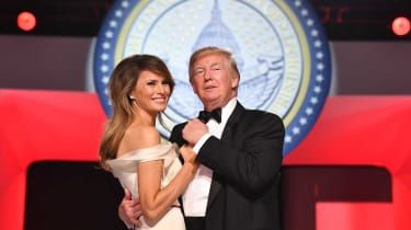 Donald in Melania Trump na predsednikovem inavguracijskem balu