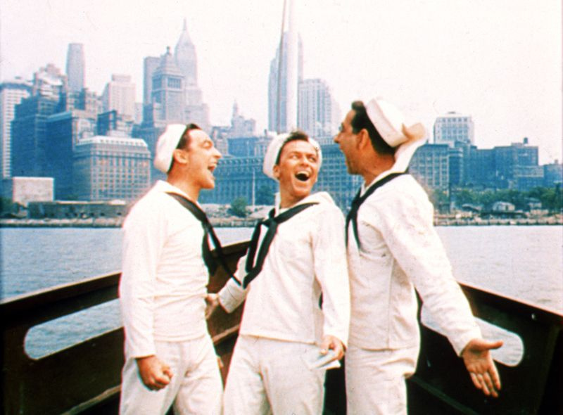 TV în seara asta Pleacă de la mal pentru Gene Kelly, Frank Sinatra și Jules Munshin