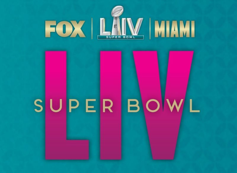 Logotipos de Fox Super Bowl LIV Miami